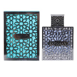 Rayhaan Aquatica EDP 100ml perfume bottle fresh aquatic fragrance for men available at Fantasy Centre Doha Qatar