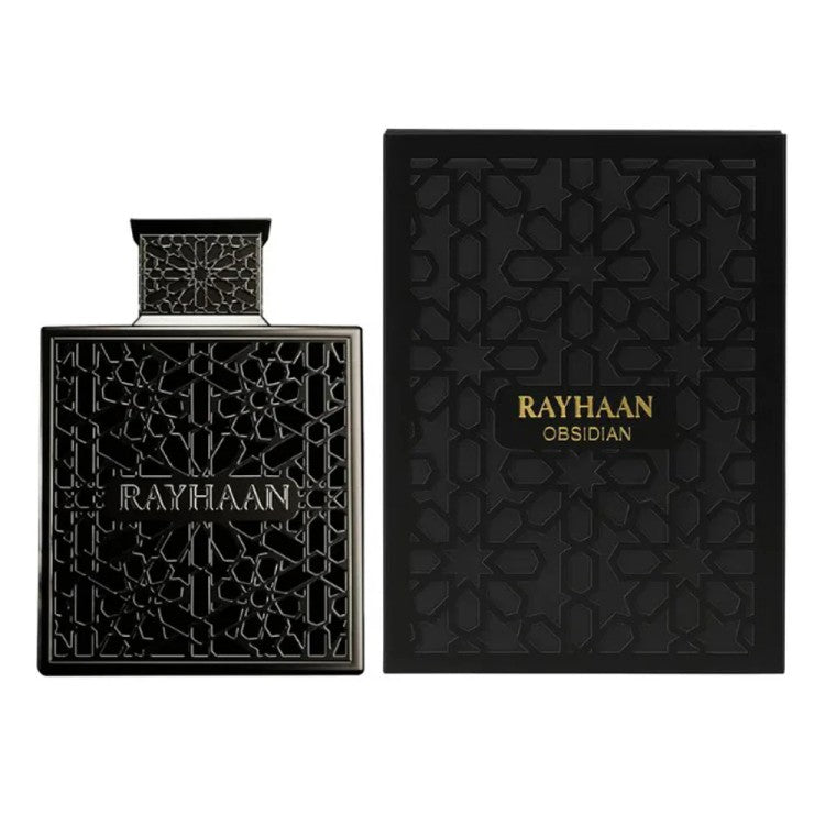 Rayhaan Obsidian EDP 100ml bold long-lasting perfume bottle Fantasy Centre Qatar