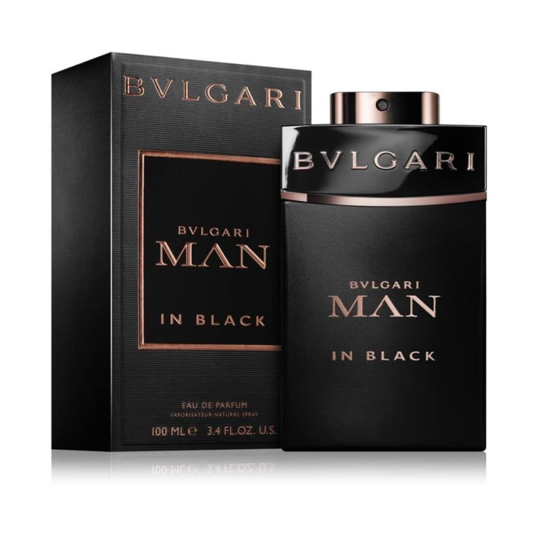 Bvlgari Man In Black Eau De Parfum 100ML luxury spicy leather men's perfume bottle available online in Doha Qatar at Fantasy Centre
