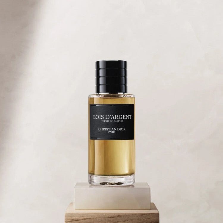 Dior Bois d’Argent Esprit De Parfum 80ML luxury woody amber fragrance with iris and incense available online in Doha Qatar at Fantasy Centre