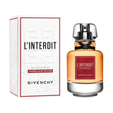 Givenchy L'Interdit Angélique Rouge Eau De Parfum 50ML luxury floral spicy perfume for women available online in Doha Qatar at Fantasy Centre