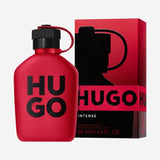 HUGO Intense Eau De Parfum woody aromatic men's perfume with grapefruit and leather available online in Doha Qatar at Fantasy Centre
