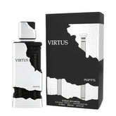 RIIFFS Virtus Extrait De Parfum 100ML fresh spicy woody unisex fragrance with bergamot ginger cardamom and musk in Doha Qatar