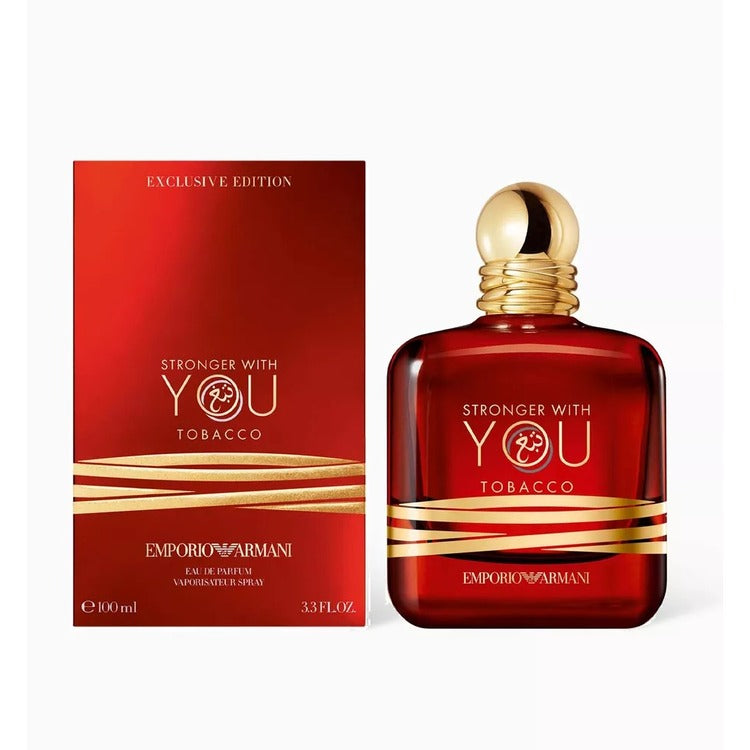 Emporio Armani Stronger With You Tobacco Edp 100ML for Men - Fantasy Centre Doha