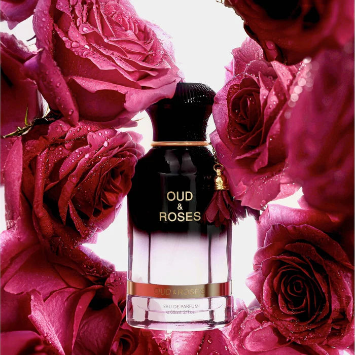 Oud & Roses 60ml EDP by Ahmed Al Maghribi Perfumes - Fantasy Centre Doha