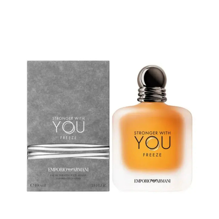 Armani Stronger With You Freeze Edt For Men 100ML - Fantasy Centre Doha