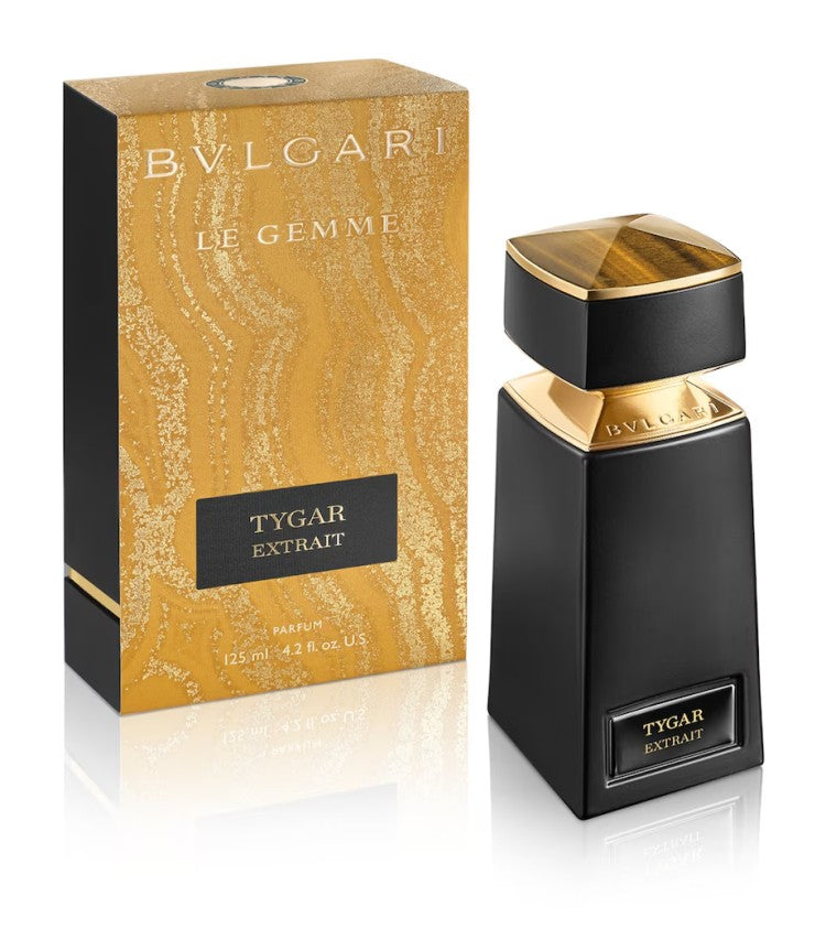 Bvlgari Le Gemme Tygar Extrait 125ML luxury perfume bottle citrus woody fragrance Doha Qatar Fantasy Centre