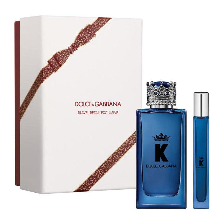 Dolce & Gabbana K EDP Gift Set 100ML and 10ML fresh woody perfume set