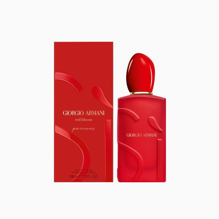 Giorgio Armani Si Passione Red Bloom Eau De Parfum 100ML floral fruity perfume bottle in Doha Qatar at Fantasy Centre