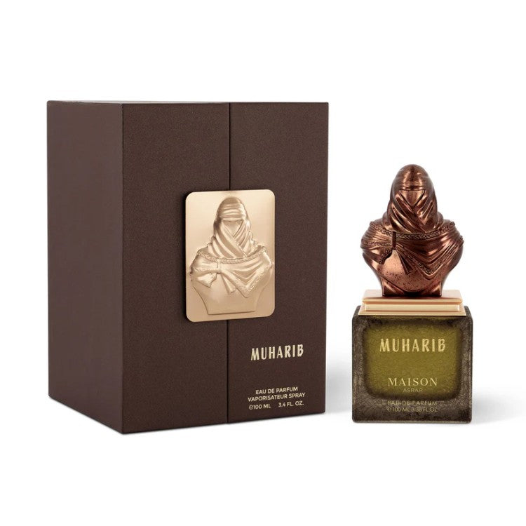 Maison Asrar Muharib Eau de Parfum 100ml strong Arabic men’s perfume – Fantasy Centre Qatar.