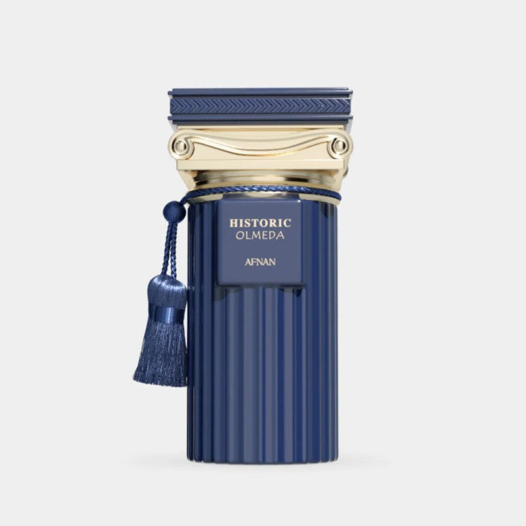 Afnan Historic Olmeda Eau De Parfum 100ML fresh woody aromatic perfume bottle in Doha Qatar at Fantasy Centre