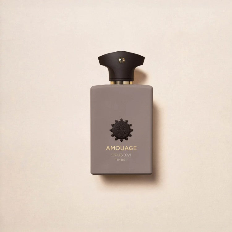 Amouage Opus XVI Timber Eau De Parfum 100ML luxury woody amber niche perfume with incense and cedarwood available online in Doha Qatar at Fantasy Centre