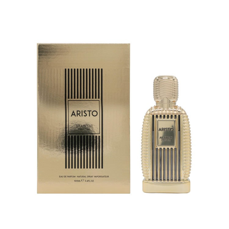Arabiyat Prestige Aristo EDP 100ML luxury woody aromatic perfume bottle in Doha Qatar at Fantasy Centre