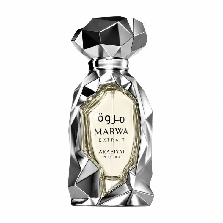 Arabiyat Prestige Marwa Extrait De Parfum 60ML with citrus ginger black tea and woody notes in Doha Qatar