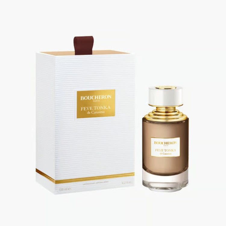 Boucheron Fève Tonka De Canaïma Eau De Parfum 125ML with almond, tonka bean, vanilla and sandalwood in Doha Qatar