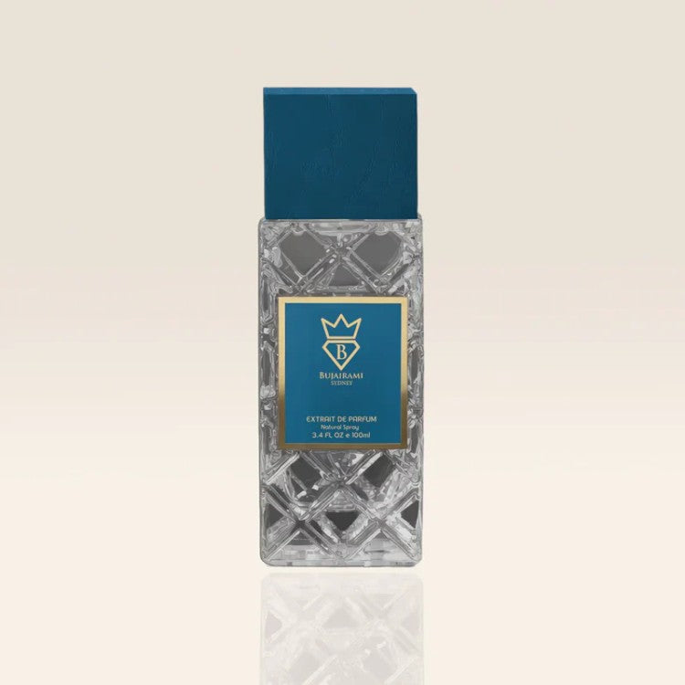 Bujairami Hectic Extrait De Parfum 100ML intense woody amber fragrance available online in Doha Qatar at Fantasy Centre