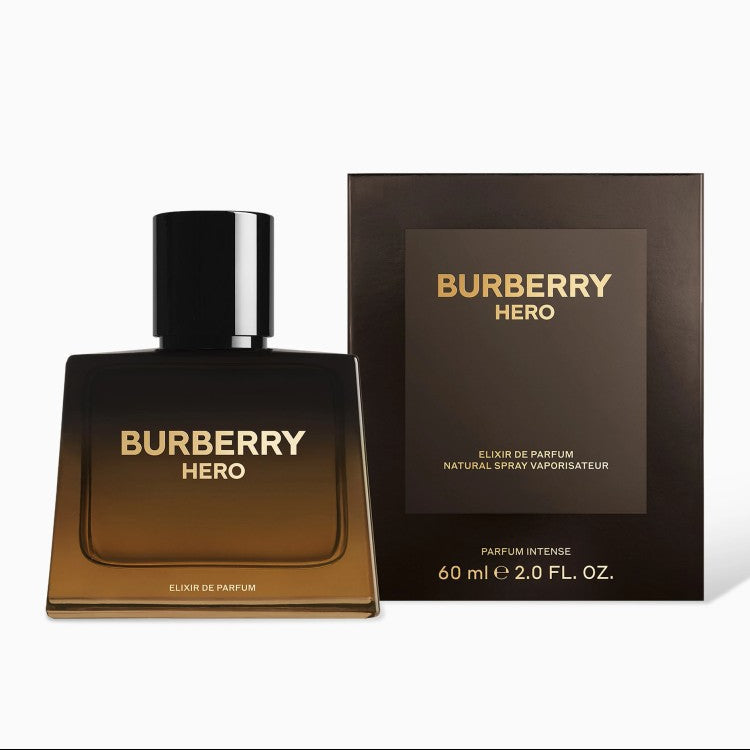 Burberry Hero Elixir De Parfum 60ML original woody amber men's perfume best price in Doha Qatar Fantasy Centre