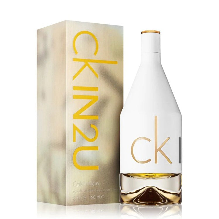 Calvin Klein CK IN2U For Her Eau De Toilette 100ML fresh floral women's perfume available online in Doha Qatar at Fantasy Centre