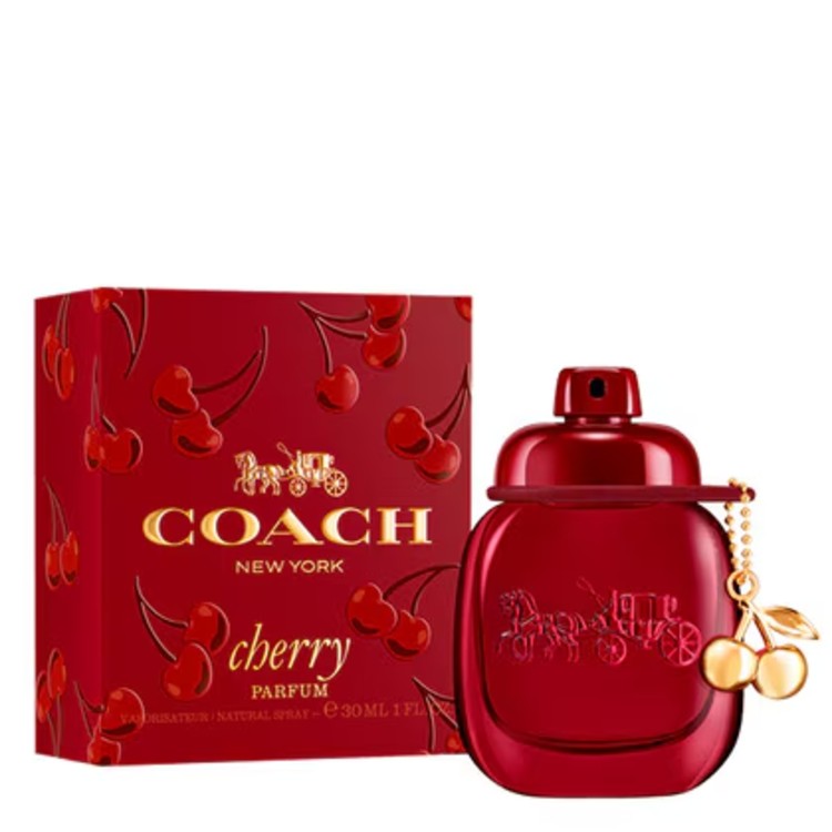 Coach Cherry Parfum 90ML fruity floral perfume bottle with cherry notes in Doha Qatar at Fantasy Centre