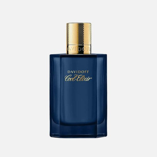 Davidoff Cool Elixir Parfum Intense 100ML woody aromatic men's perfume with lavender and oud accord available online in Doha Qatar at Fantasy Centre