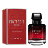 Givenchy L'Interdit Elixir Eau De Parfum 80ML luxury floral fragrance with orange blossom, vanilla and cacao available in Doha Qatar