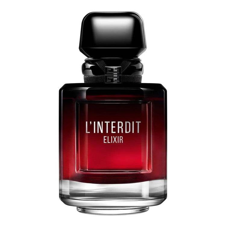 Givenchy L'Interdit Elixir Eau De Parfum 80ML luxury floral fragrance with orange blossom, vanilla and cacao available in Doha Qatar