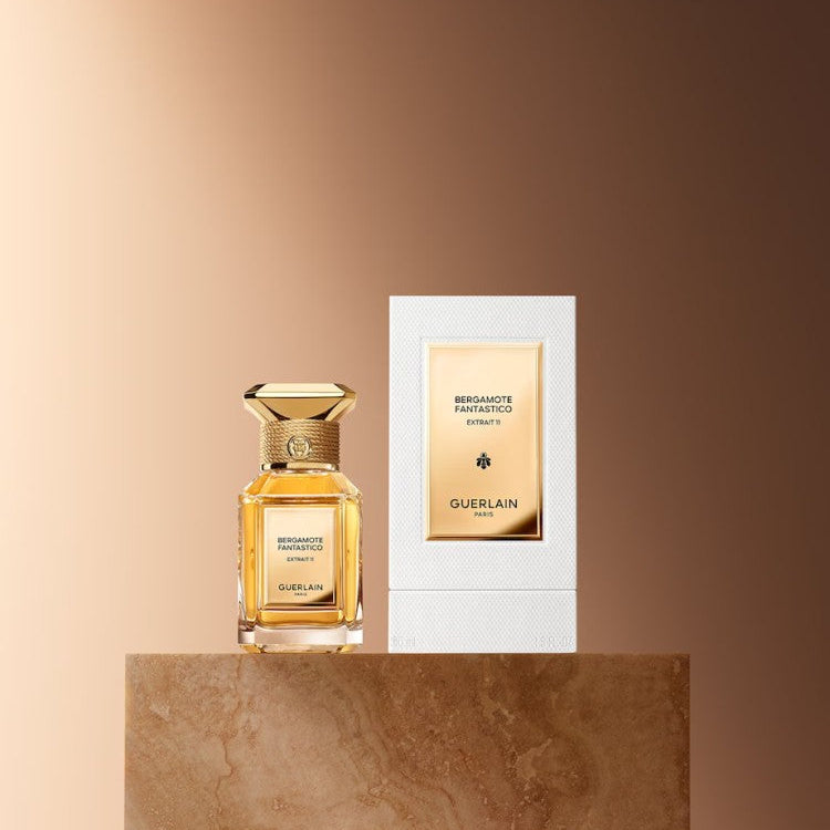 Guerlain Bergamote Fantastico Extrait 11 50ML luxury citrus fragrance with bergamot, amber and guaiac wood available in Doha Qatar