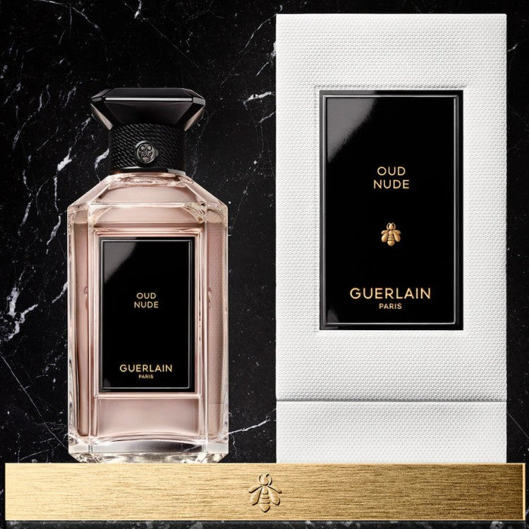 Guerlain Oud Nude Eau De Parfum 200ML luxury oud fragrance with saffron, rose, sandalwood and vanilla available online in Doha Qatar