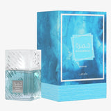 Lattafa Khamrah Waha Eau De Parfum 100ML oriental gourmand perfume with cinnamon, praline, and vanilla available online in Doha Qatar at Fantasy Centre