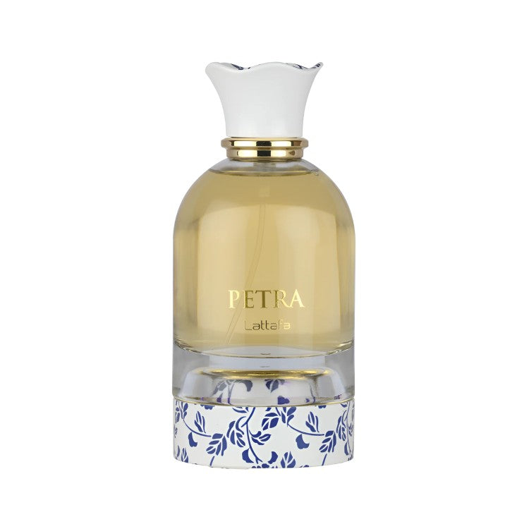 Lattafa Petra Eau De Parfum 100ML luxury fruity floral amber perfume bottle in Doha Qatar at Fantasy Centre