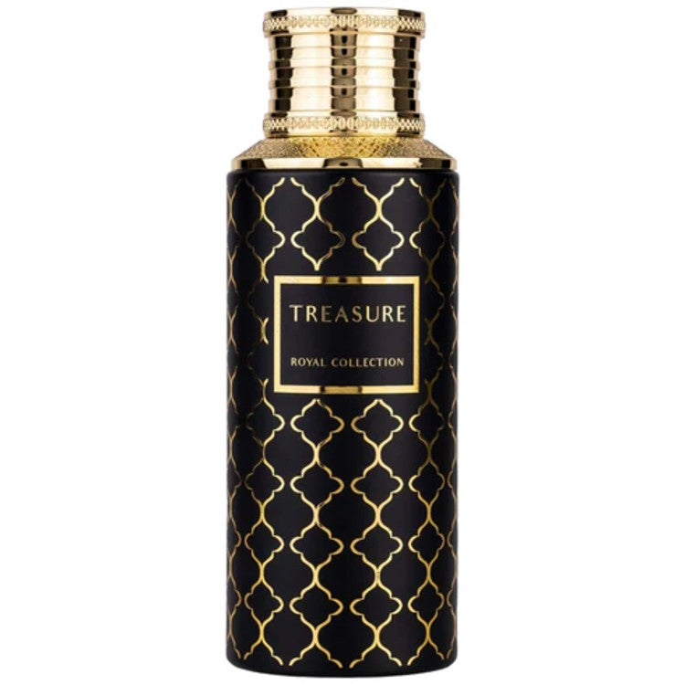 Maison Asrar Treasure Eau De Parfum 100ML luxury amber woody perfume bottle in Doha Qatar at Fantasy Centre