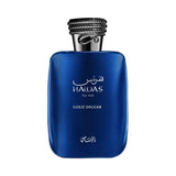 Rasasi Hawas Gold Digger EDP 100ML men's woody fragrance with pear, mint, vanilla and amber available in Doha Qatar