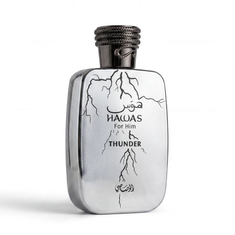 Rasasi Hawas Thunder Eau de Parfum 100ML men's perfume at Fantasy Centre Qatar