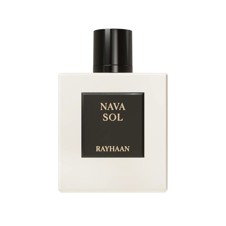 Rayhaan Nava Sol Eau De Parfum 100ML fruity floral woody musk fragrance with violet sandalwood and cedar in Doha Qatar