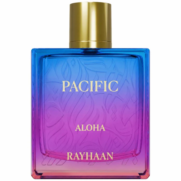 Rayhaan Pacific Aloha Eau De Parfum 100ML tropical fruity perfume with coconut and marine notes available in Doha Qatar at Fantasy Centre