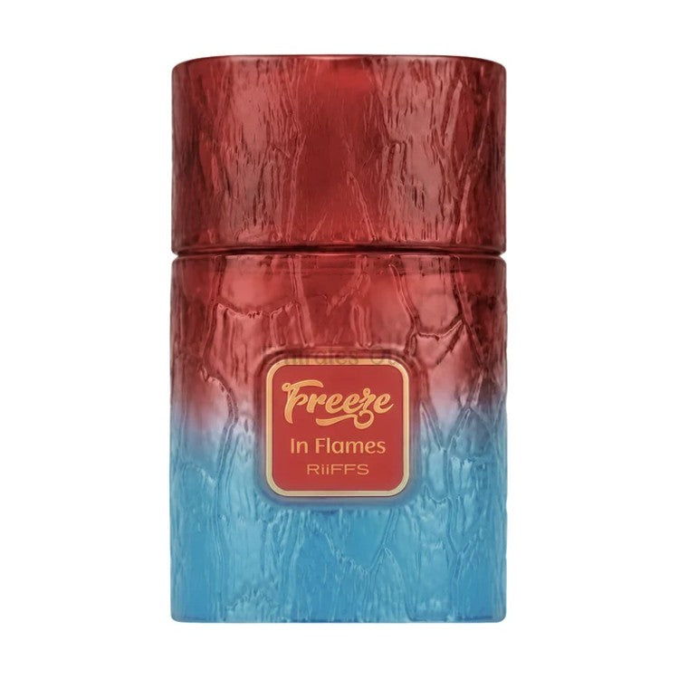 RIIFFS Freeze In Flames Extrait De Parfum 100ML fresh fruity unisex fragrance with raspberry, mint, lavender and cedarwood in Doha Qatar