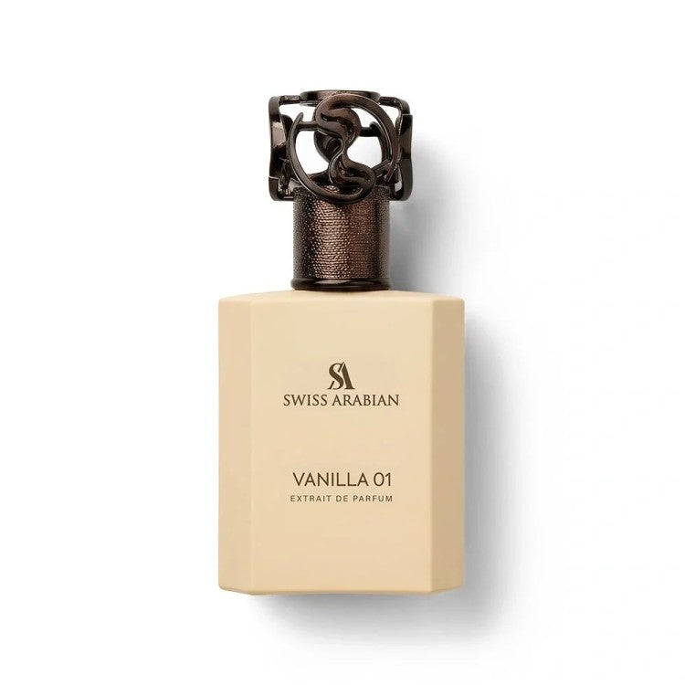 Swiss Arabian Vanilla 01 Extrait De Parfum 50ML creamy vanilla gourmand fragrance with caramel coconut and musk in Doha Qatar