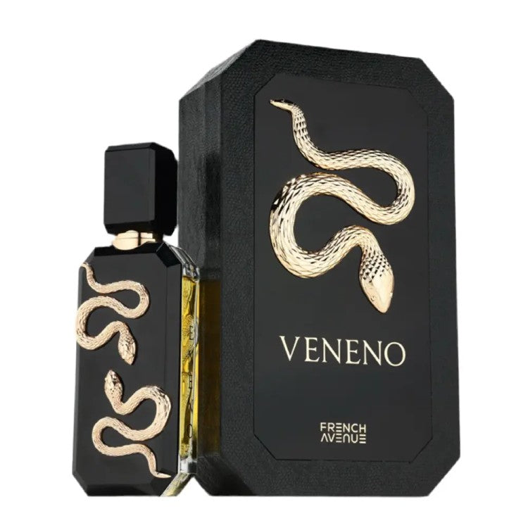 French Avenue Veneno Extrait de Parfum 100ML smoky sweet perfume bottle Doha Qatar Fantasy Centre
