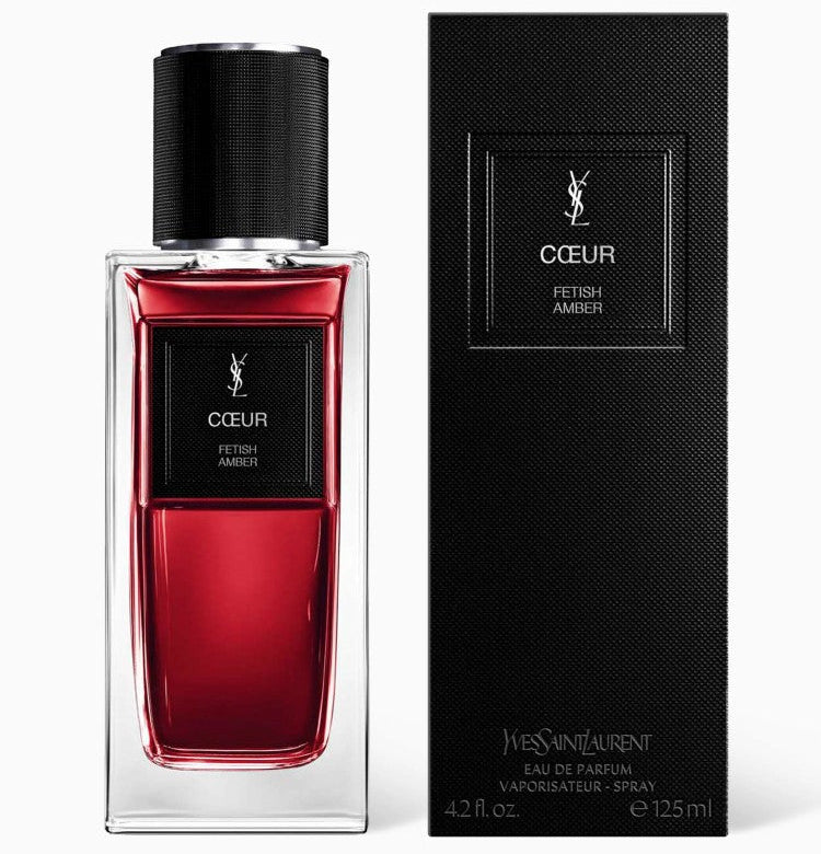 YSL CŒUR Fetish Amber Eau De Parfum 125ML luxury amber fragrance with cardamom, iris, lavender and musk in Doha Qatar