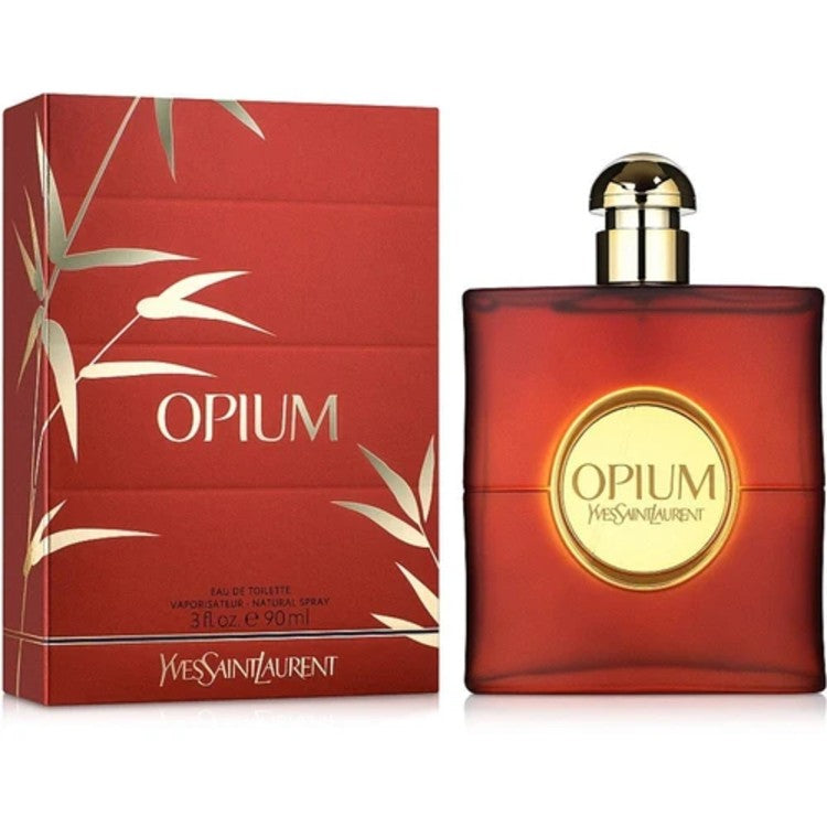 Yves Saint Laurent Opium Eau De Toilette 90ML iconic warm spicy women's perfume available online in Doha Qatar at Fantasy Centre